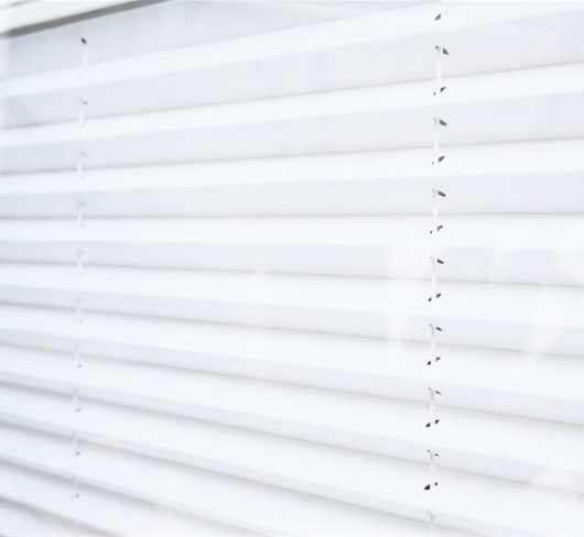 Plissés in dubbelglas