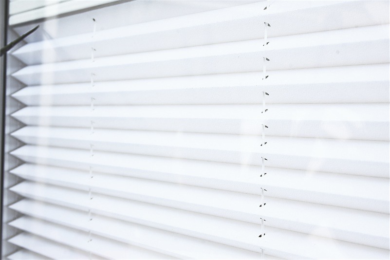 Plissés in dubbelglas